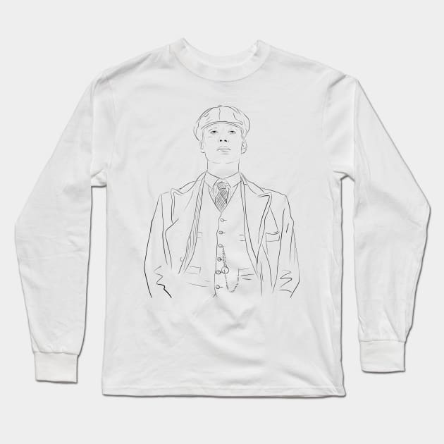 Cillian Murphy Long Sleeve T-Shirt by Svetlana Pelin